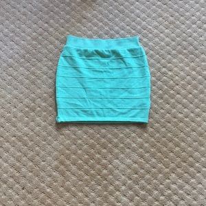 Green Bandage Skirt